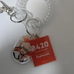 僕のヒーローアカデミア 極楽湯 ロッカーキー風キーホルダー 爆豪勝己