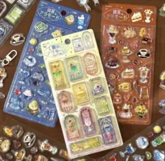 【新品】きゅるるん　シール　喫茶アラモード　3枚セット