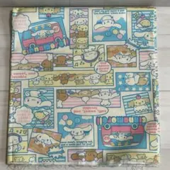 ⭐︎超レア⭐︎2006年製　シナモロール　クリーム　オックス地　112cm✖️62cm