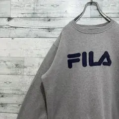 【フィラ】FILA 最高デザイン ビッグロゴ レトロ 人気 スウェット