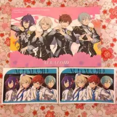 あんスタ ALKALOID スタフォニ 特典 ビジュアルカード テコステッカー