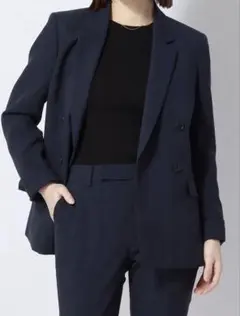 suit square ダブルブレストジャケット　テーパードパンツ　スーツ上下
