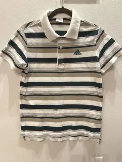 アディダス　ポロシャツ　半袖　Tシャツ　ボーダー