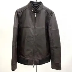 定価26万美品AKM レザー ダウン b081wバイカージャケットma 1wjk AKM Contemporary(エイケイエムコンテンポラリー)シープレザー