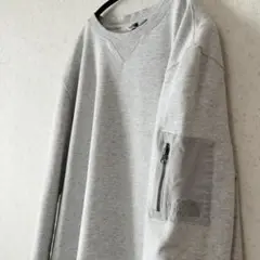 THE NORTH FACE グレー クルーネックスウェット