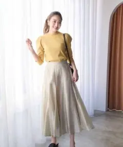 ナチュラルベーシックビューティー　フレアスカート