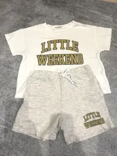 リトルウィークエンド 上下セット 100