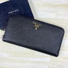 未使用品】PRADA 長財布 ブラック VITELLO MOVE - メルカリ