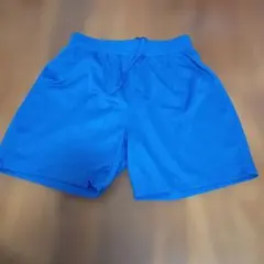 サッカーパンツ　ハーフパンツ　青　150cmのサムネイル