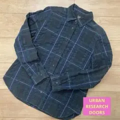 URBAN RESEARCH DOORS チェック柄シャツ