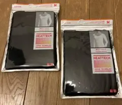 ヒートテックUネックT/8分袖　Mサイズ ブラック