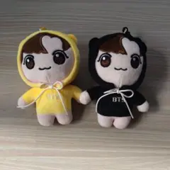 BTS ジョングク ぬいぐるみマスコット 2点セット 匿名配送