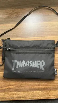 Thrasher ブラック ショルダーバッグ