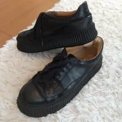 JIL SANDER プラットフォームスニーカー 厚底スニーカー 41 黒のサムネイル