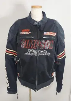 SIMPSON 牛革ライダース半袖M - メルカリ