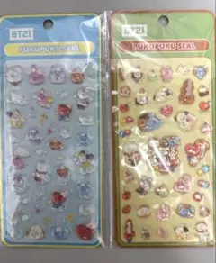 BT21 PUKUPUKU SEAL ステッカー 2枚セットのサムネイル