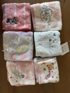 タオルハンカチ まとめ売り 6枚セットのサムネイル