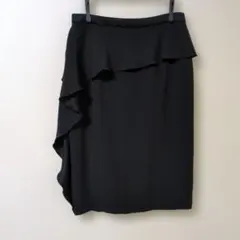 【最終値下】COUP DE CHANCE フリル 黒 スカート ペプラム