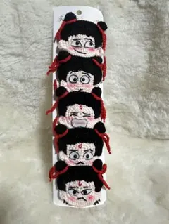 キャラクター ヘアクリップ 5個セット