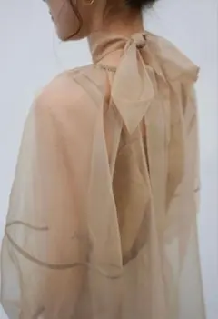 acka.◆puffy sheer blouseのサムネイル