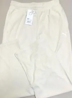 PUMA プーマ ウィメンズ ベロア リブ ストレートレッグ パンツ