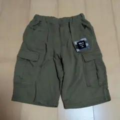 ハーフパンツ　カーキ　１４０　綿１００％　ベルメゾン