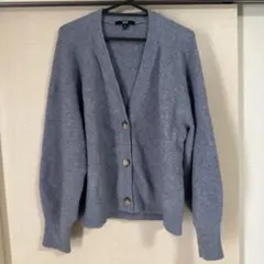 UNIQLO ライトブルー Vネックカーディガン XL