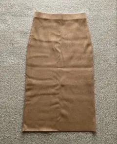 Mila Owen ミラ オーウェン ニットスカート リブスカート