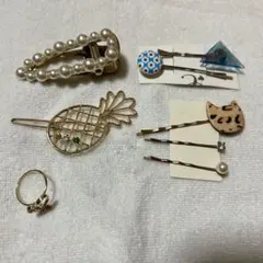 ヘアピン・リング セット