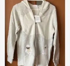 Ne-net ネネット　雪だるま　ペンギン　裏起毛 パーカー　サイズ2