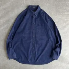00s エディーバウアー ウィンドウペンチェック BDシャツ ブロード