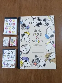 Many Faces of Snoopy メモ帳セット