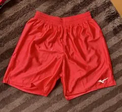 ミズノ　赤　L プラクティスパンツ