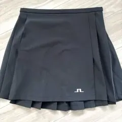 美品　J.LINDEBERG ジェイリンドバーグ ブラック プリーツスカート M