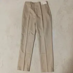 【新品タグ付】ユニクロ EZYアンクルパンツ ベージュ S 完売品 美脚 通勤