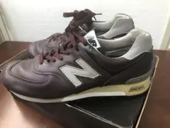 ニューバランス576バーガンディーワインレッドレザーメイドインmadeinUSA