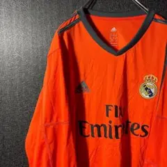 【レアルマドリード】 サッカー メンズ 長袖 ユニフォーム 2XL ブロークコア