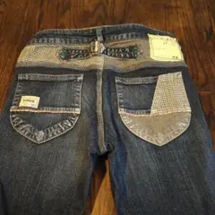 Betty Smithユニークパッチワークデニム MADE IN JAPAN