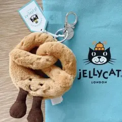 jellycat ジェリーキャット　プレッツェル ぬいぐるみキーホルダー　正規品