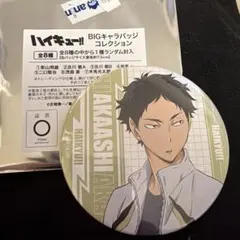 ハイキューBIGキャラバッジコレクション バッジ 缶バッジ 赤葦