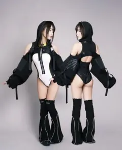 M企画 ぶか袖 黒 M企画 ペンギン水着 ぶか袖セット - メルカリ
