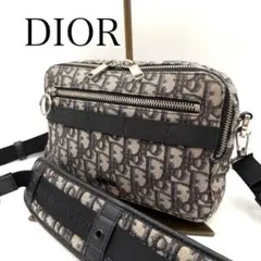 美品　DIOR ショルダーバッグ　トロッター　オブリーク　ジャガード　メンズのサムネイル
