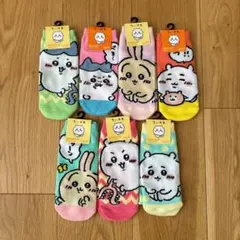 【大人気】ちいかわ ハチワレうさぎソックス　7点セット　サイズ約23-25センチ