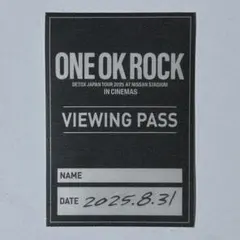 ONE OK ROCK ワンオク DETOX 2025 映画 特典 第2弾