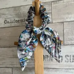 リボンシュシュ② リバティ ハンドメイド