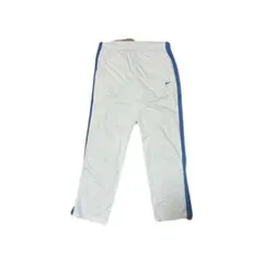 Nike ジャージパンツ M ホワイト/ブルー