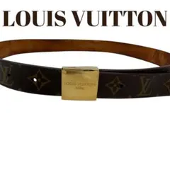 ルイヴィトン M6800 モノグラム サンチュール キャレ ベルト LB1013