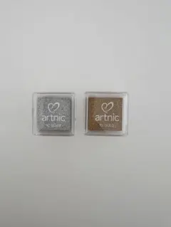 artnic インクパッド シルバー ゴールド 2個セット