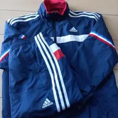 adidas ウィンドブレーカー ネイビー S