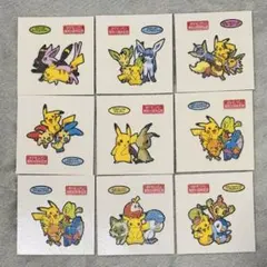 ポケモンパン シール 発売25周年記念 9枚セット